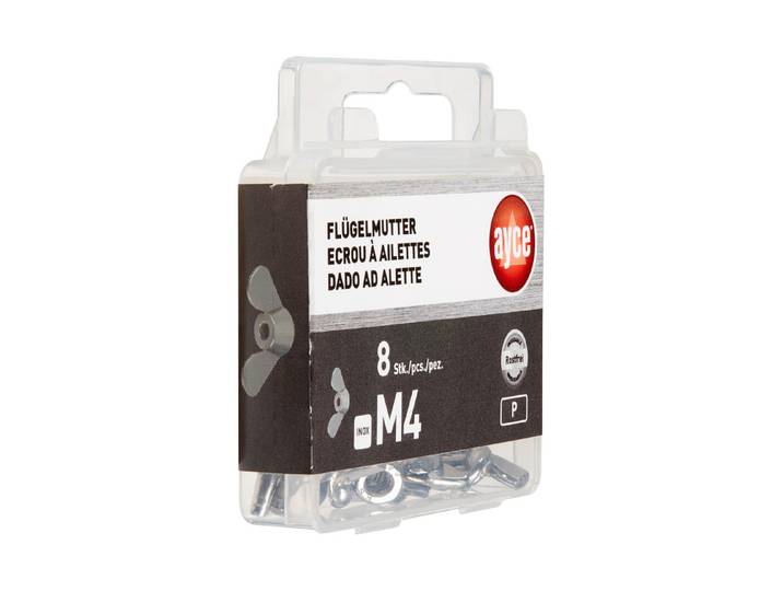 Flügelmutter Edelstahl M4