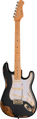 Harley Benton ST-62HA MN BK noir