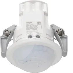 Hager EED505 Bewegungsmelder Korridor DALI2 360°, Einbau, Erfassung 30x5m