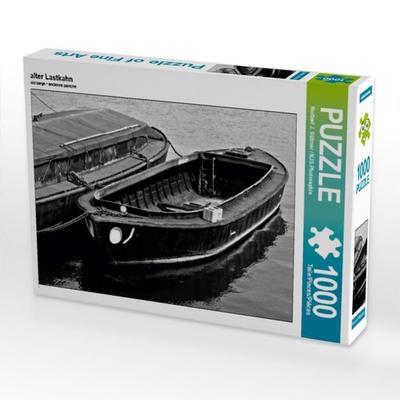 CALVENDO Puzzle alter Lastkahn | 1000 Teile Lege-Größe 64x48cm Foto-Puzzle für glückliche Stunden