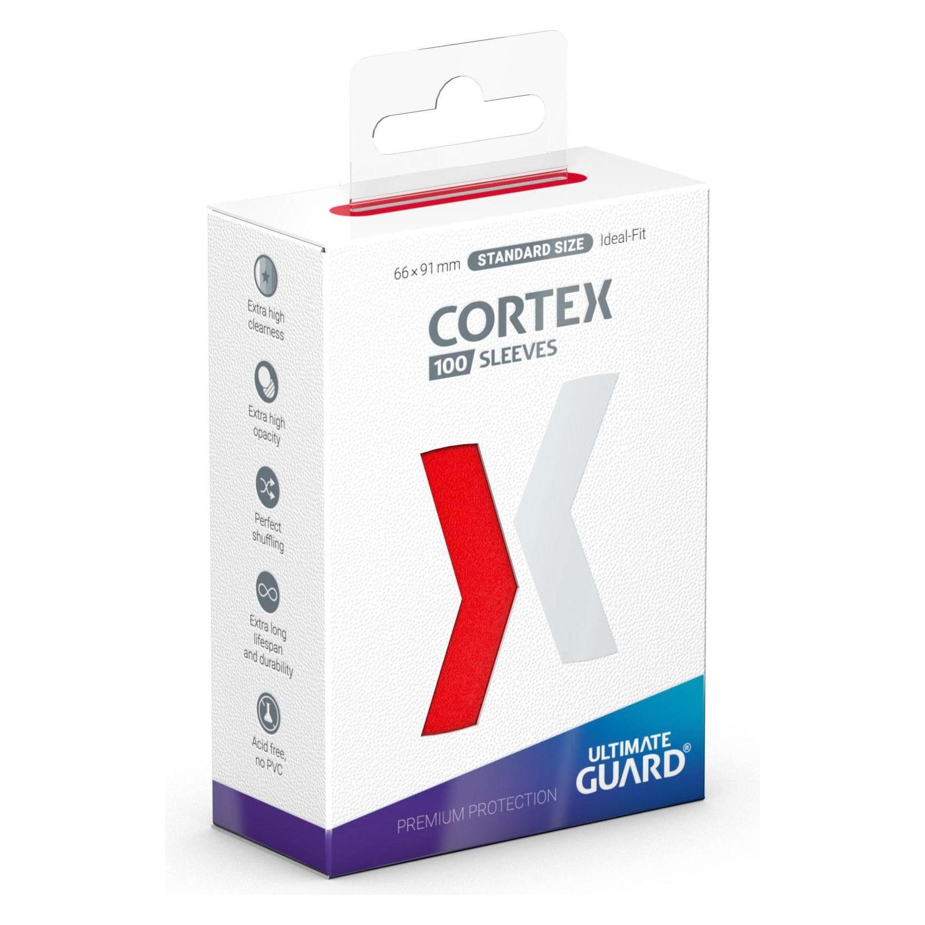 Ultimate Guard Kartenhülle Cortex Sleeves Standardgrösse Rot 100 (UGD011147)