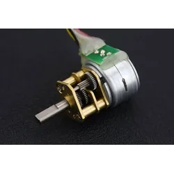 DFRobot Micro Metal Geared Stepper Motor, 100:1 Getriebe, 18° Schrittwinkel, 0.6kgcm Drehmoment, 12V