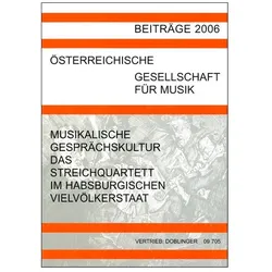 Musikalische Gesprächskultur - das Streichquartett im habsburgischen Vielvölkerstaat, Sachbücher