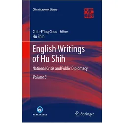 English Writings of Hu Shih, Fachbücher von Hu Shih