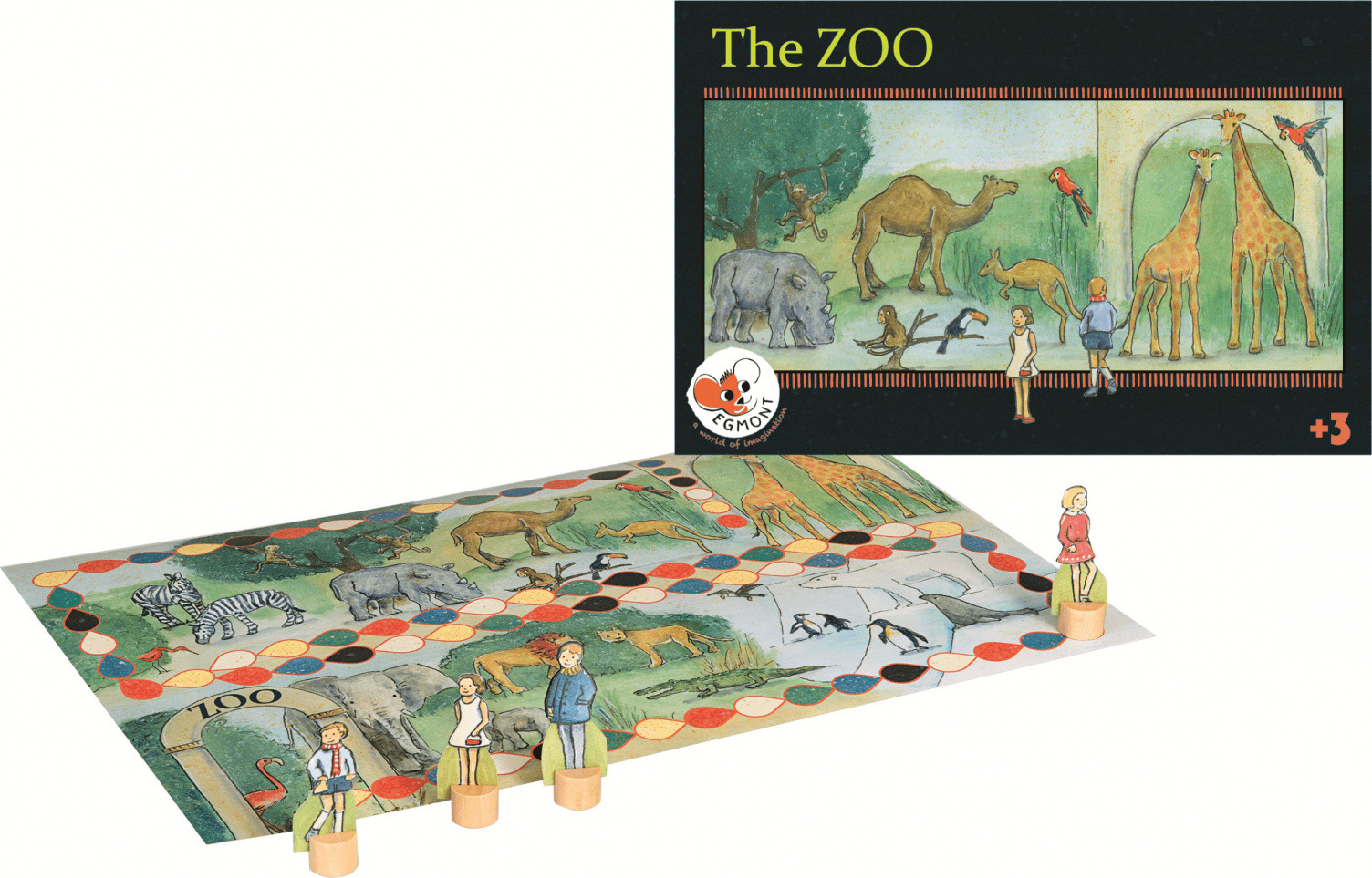 Egmont Toys Dieren- en kleurenspel bij de dierentuin