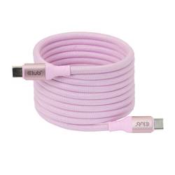 club3D USB-C® Kabel USB 2.0 USB-C® Stecker 2 m Pink CAC-3031
