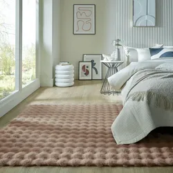 Teppich uni Taupe 180 x 290 cm - LUNE   Kadima Design