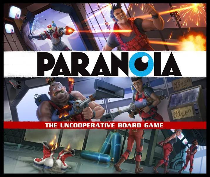 Paranoia: Het Onsamenvoegbare Bordspel van Modiphius