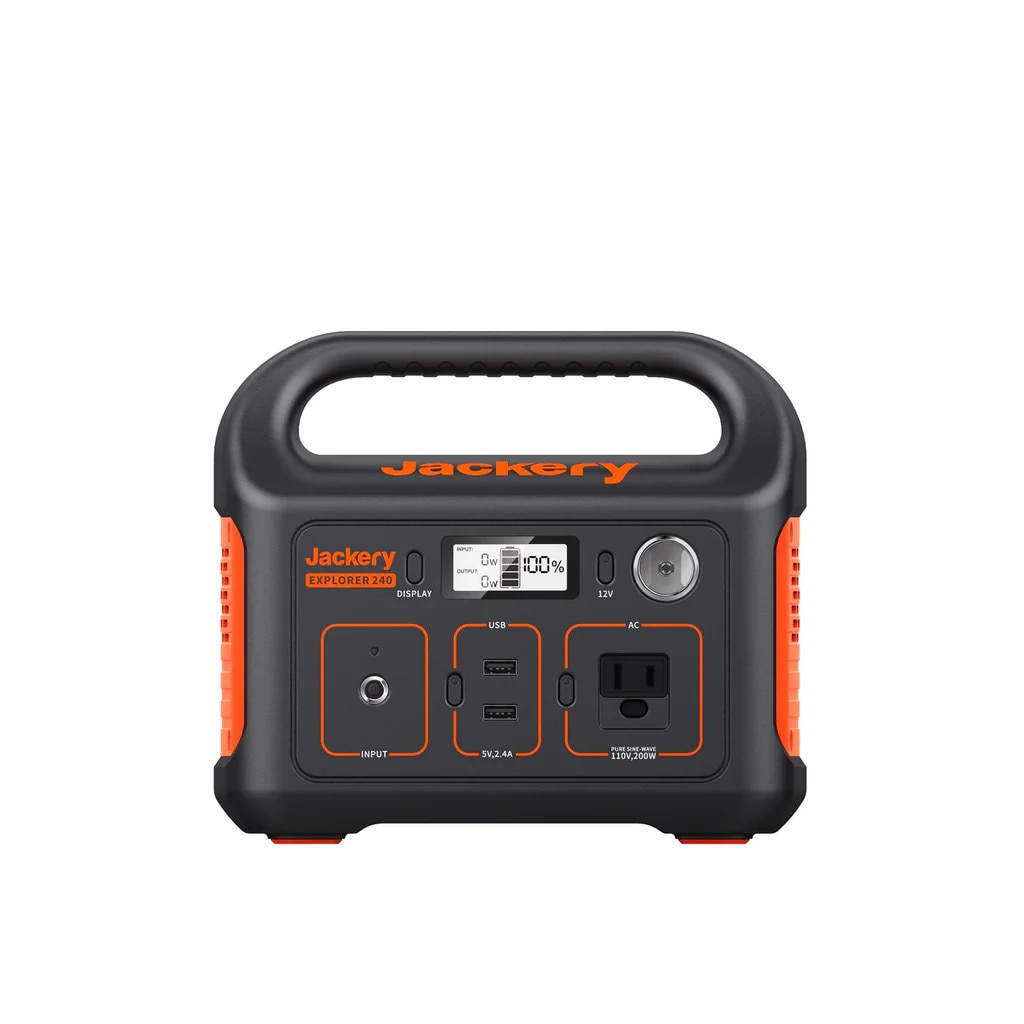 Jackery E240V2 256Wh tragbare Power Station (0% MwSt. gem. § 12 Abs. 3 UStG)