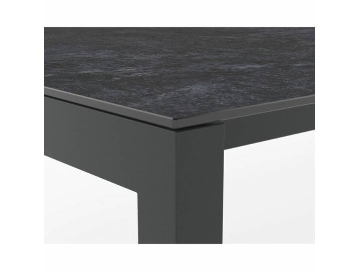 SIT Mobilia Etna Ausziehtisch Aluminium/Dekton - 160/220 × 95 Geradlinig &amp; pur ausziehbar