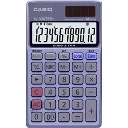 Casio SL-320TER+ Taschenrechner Blau Display (Stellen): 12 solarbetrieben, batteriebetrieben (B x H x T) 70 x 118.5 x 8 mm