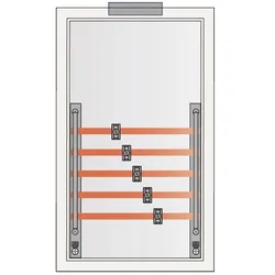 ABN, Verteilerschrank Zubehör, GAG136N AnschluÃgehäuse kompl. 5 x 250 A Sammelsch.