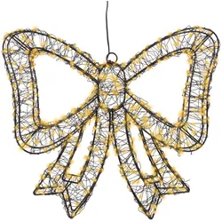 Lumineo LED-Schleife - schwarz|gold