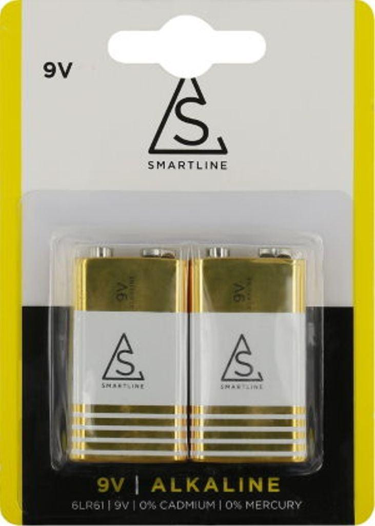 Smartline Alkaline batterij 9V
