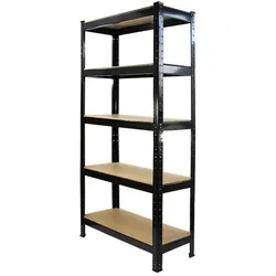 2 x Monster Racking T-Rax 75cm Lagerregal Schwarz