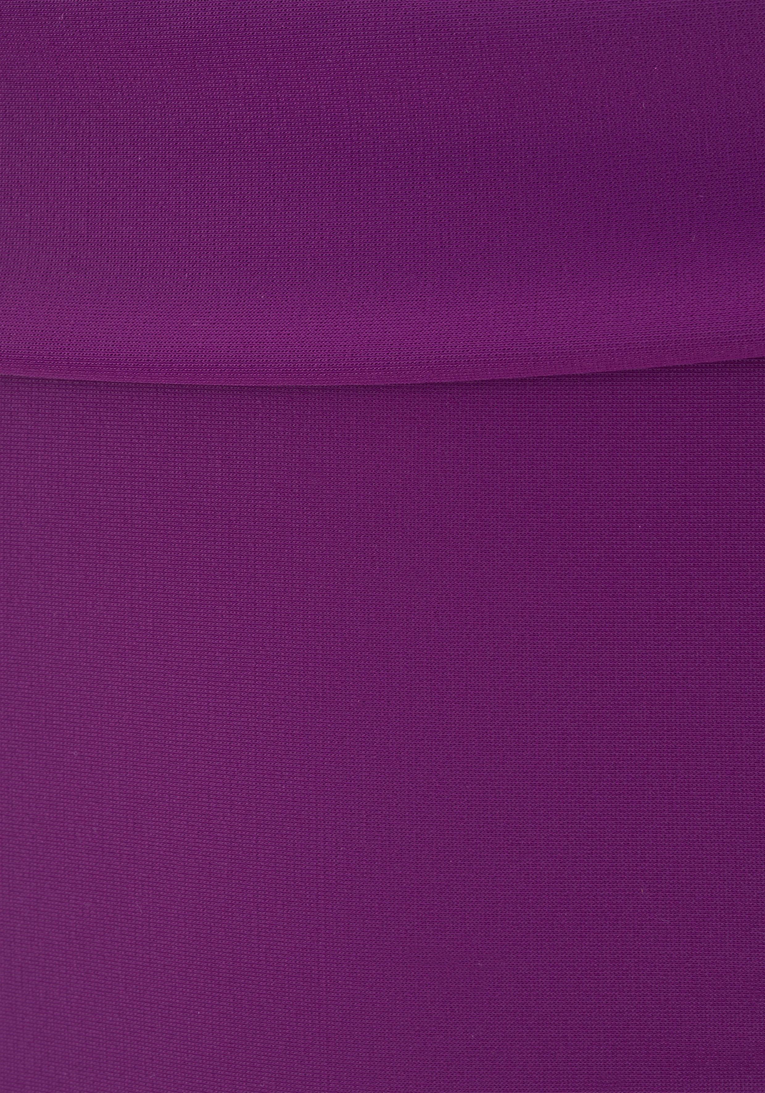 Bügel-Bikini LASCANA, Damen, Gr. 38, Cup D, pink (fuchsia), Polyamid, unifarben, Bikini-Sets Bügel-Bikini, mit Raffungen am Cup fuchsia 38, Cup D