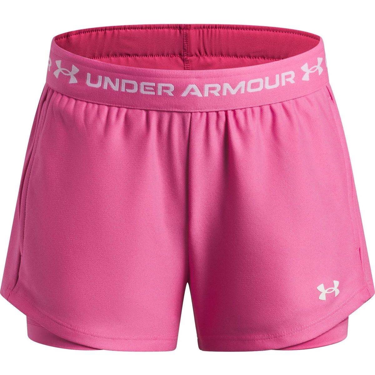Under Armour Tech Play Up 2n1 Short pink white (637) L 6004985-637-YLG