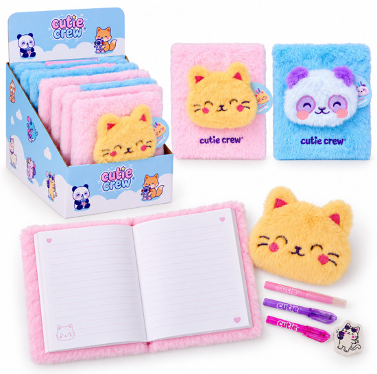 Cutie Crew CC253019 Pluche notitieboek