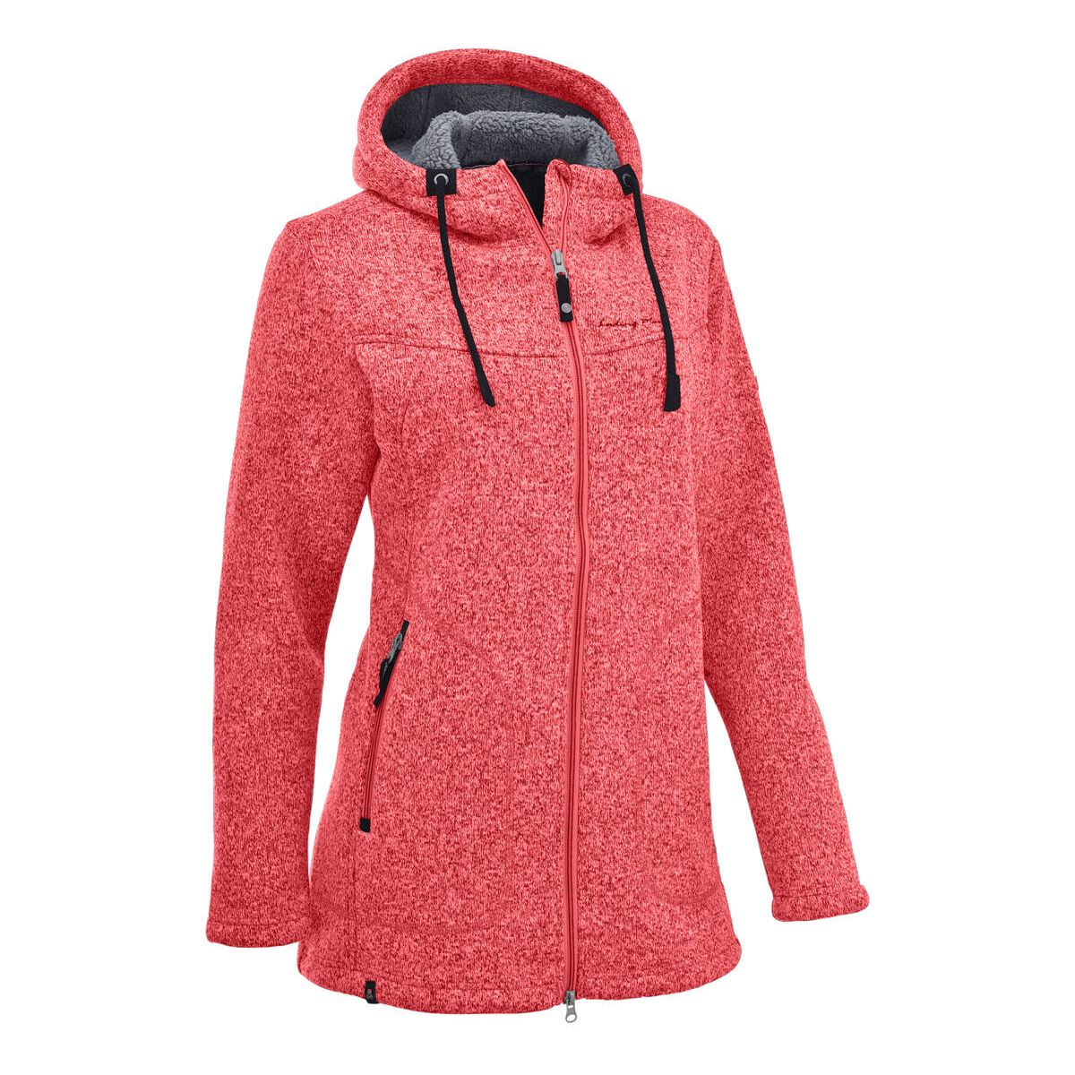 MAUL Sport Wilde Kaiserin - Strickfleece Mantel m. Kap. lila (82) 52 5813700202-82-52