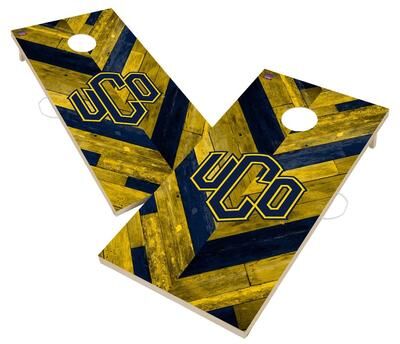 Skip's Garage Central Oklahoma Bronchos Cornhole Board Set