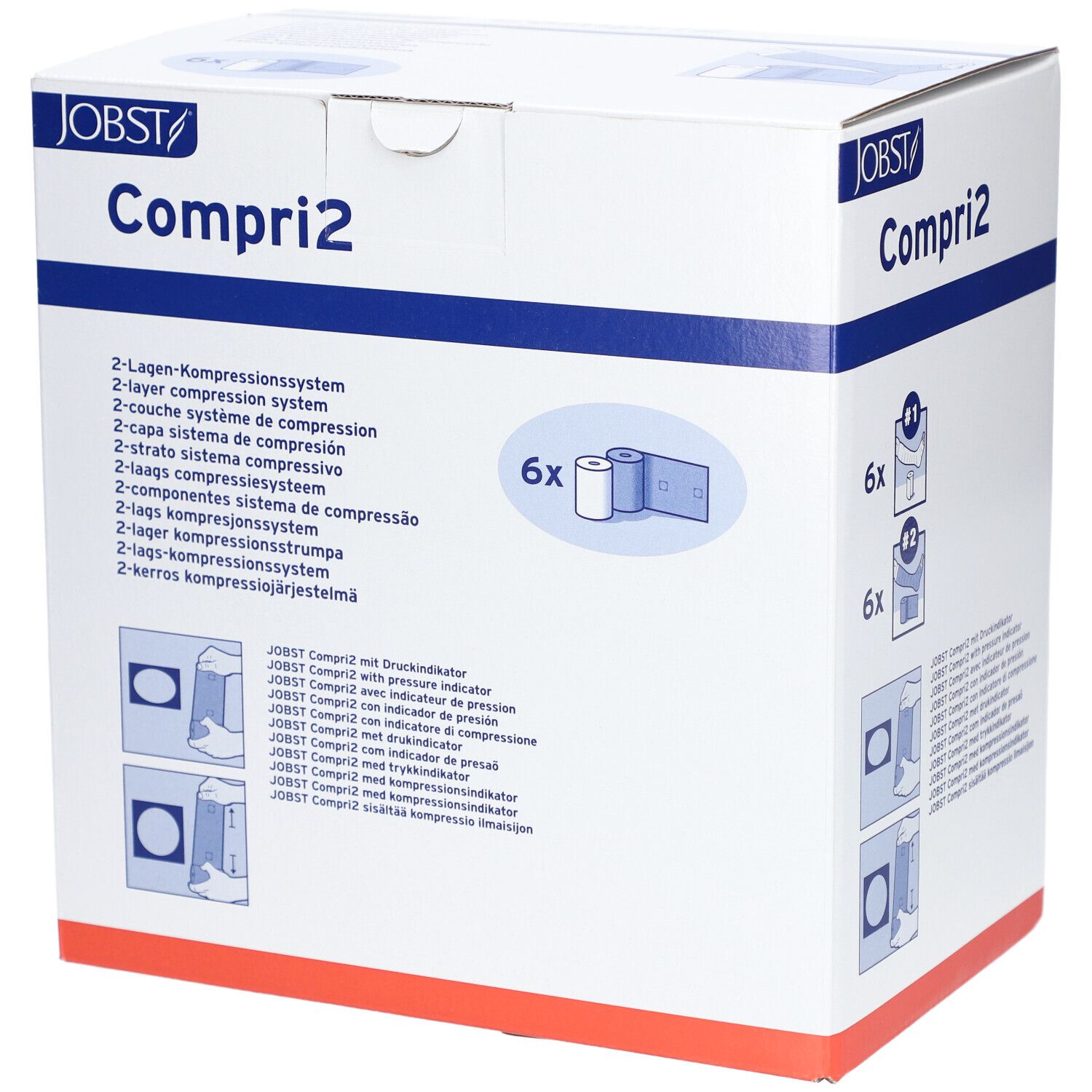 Jobst Compri2 25-32 cm 2-Lagen-Kompressionssystem 6x2 St Binden