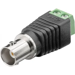 Terminalblock 2-pin > BNC-Buchse - Schraubbefestigung
