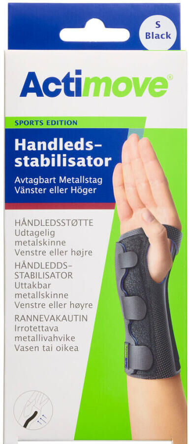 Actimove Håndledsstøtte Str. S Medicinsk udstyr 1 stk