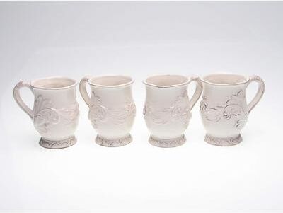 Certified International Firenze Ivory 16-oz Mugs (Set of 4)