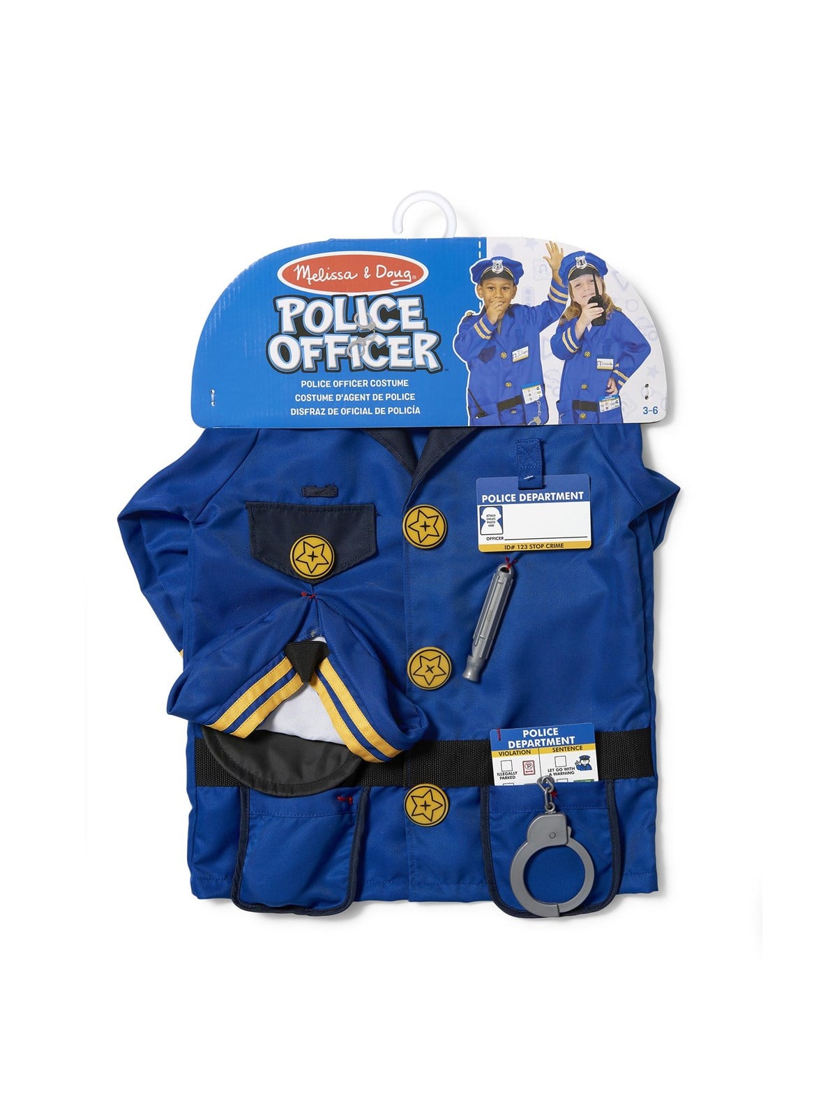 Melissa & Doug Role Play Costume Set Police Officer