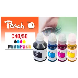 Peach Spar Pack Tintenpatronen kompatibel zu  GI-40, GI-50