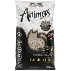 AnimaxKot Golden Line 3 mm – Klumpendes Katzenstreu mit Pellets, 3 mm, 20 l