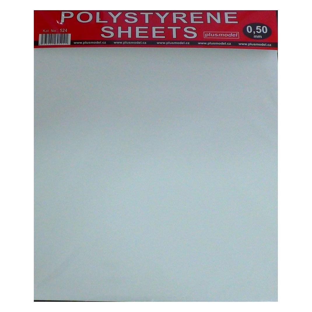Plus Model Polystyrene sheets 0,50mm (23798677)