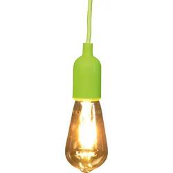 VEL LAMPH01GN - Lampenfassung Pendel, E27, Silikon, grün