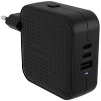 HyperJuice 70W USB-C GaN Travel Charger (2C+1A), Ladegerät schwarz