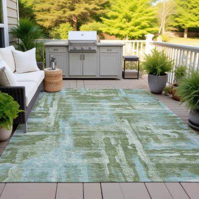 Addison Rugs Machine Washable Indoor/Outdoor Watercolor Flair Chantille Rug