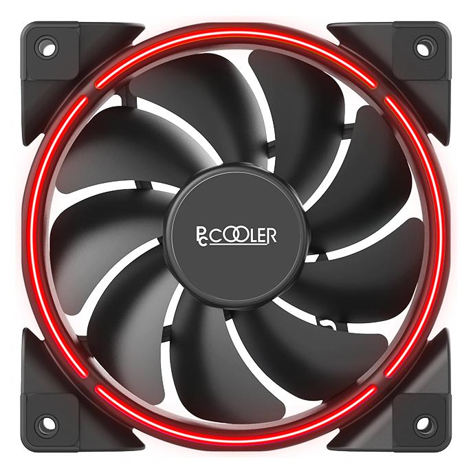 Pccooler CORONA mit roter Beleuchtung (120 mm) (CORONA-RED)