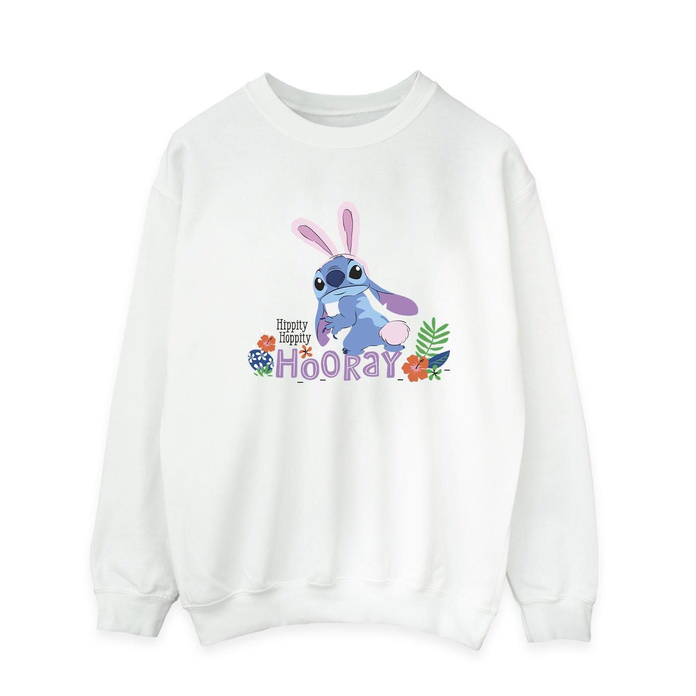 Disney Heren Lilo & Stitch Hippity Hop Stitch Sweatshirt (Wit)