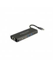 Delock USB Type-C" 3.1 Dockingstation HDMI 4K 30 Hz Gigabit LAN und PD Funktion Lade-/Dockingstation (87721)