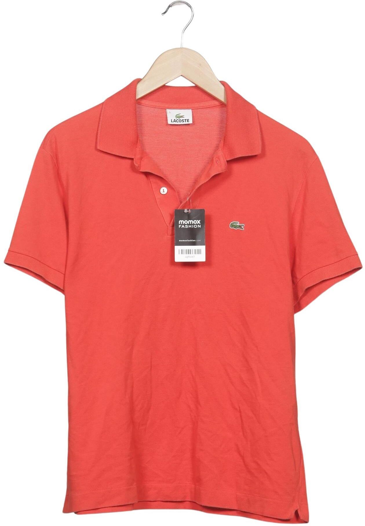 Lacoste Herren Poloshirt, Rot, Gr. L (Lacoste 5), Baumwolle - Second Hand
