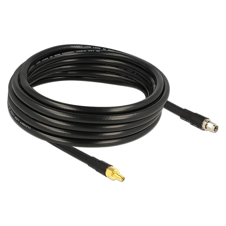 Delock RP-SMA Buchse zu RP-SMA-ST 5 Meter (13017)