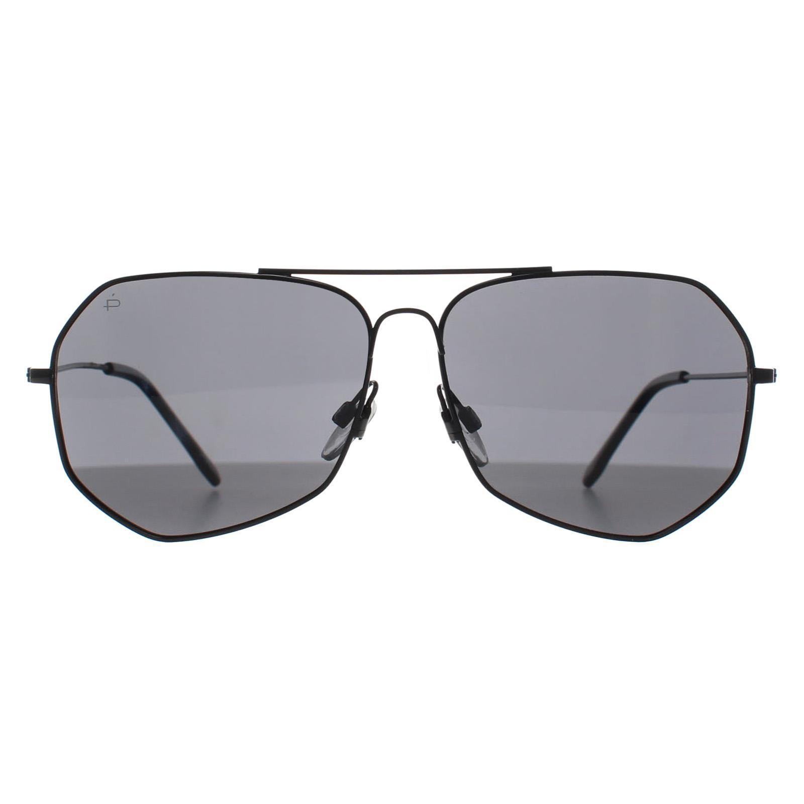 Prive Revaux Aviator Unisex Zwart Grijs Cuervo