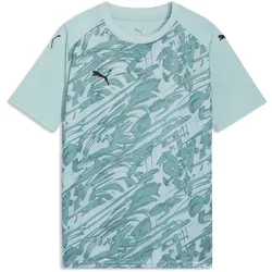 PUMA teamFINAL 26 Graphic Trikot Kinder 41 - modern mint/puma black/adriatic 140