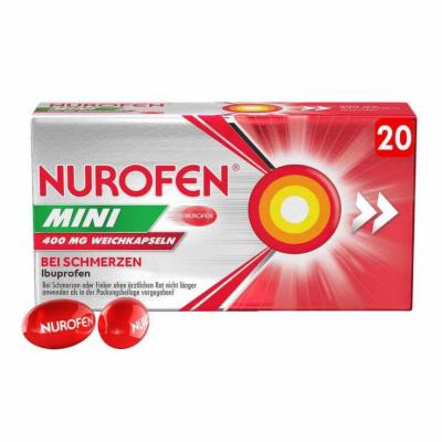 Reckitt Benckiser Deutschland GmbH NUROFEN MINI 400 mg Weichkapseln 20 St 19118767