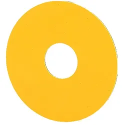 Eaton 216469 Schild, NOT-AUS, gelb, D = 90 mm, beschriftbar M22-XAK-*  - 10 Stück