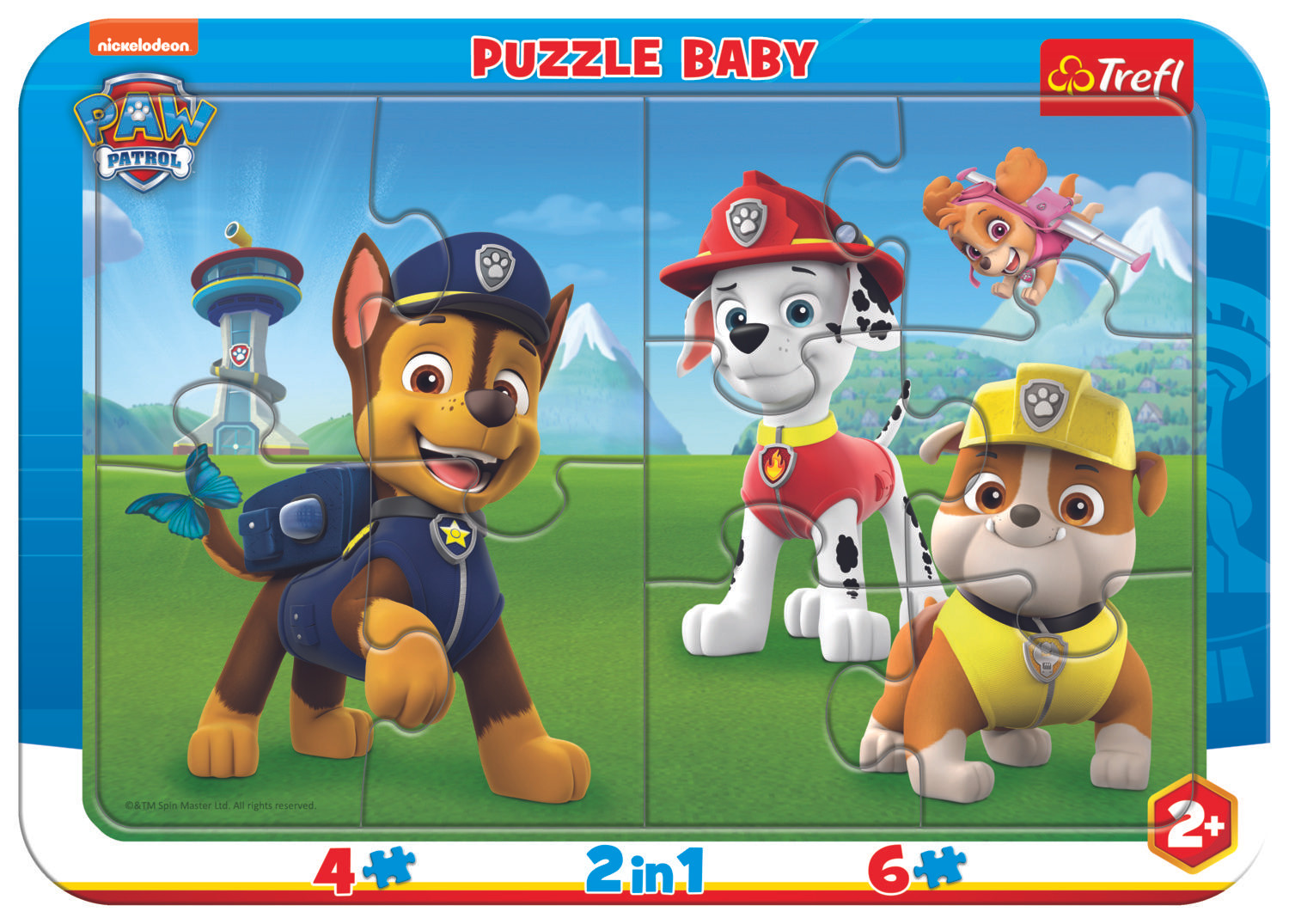 Trefl Paw Patrol puzzel met frame