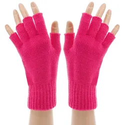Strick-Handschuhe, pink