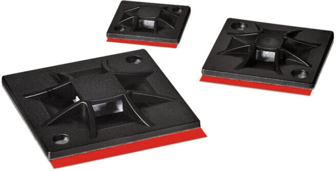 Hellermann Tyton Support de fixation QM30APTAPA66BK noir (151-03670)