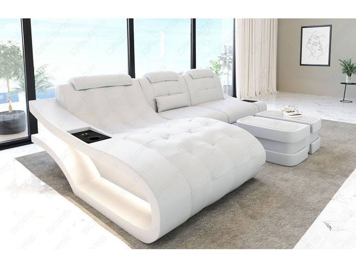 Ecksofa Elegante L-Form in Leder