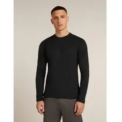 ICEBREAKER Herren T-Shirts/Tanks lg.Arm He/Uni 150 MerinoFine™ Ace LS Tee, Größe S in Schwarz Schwarz