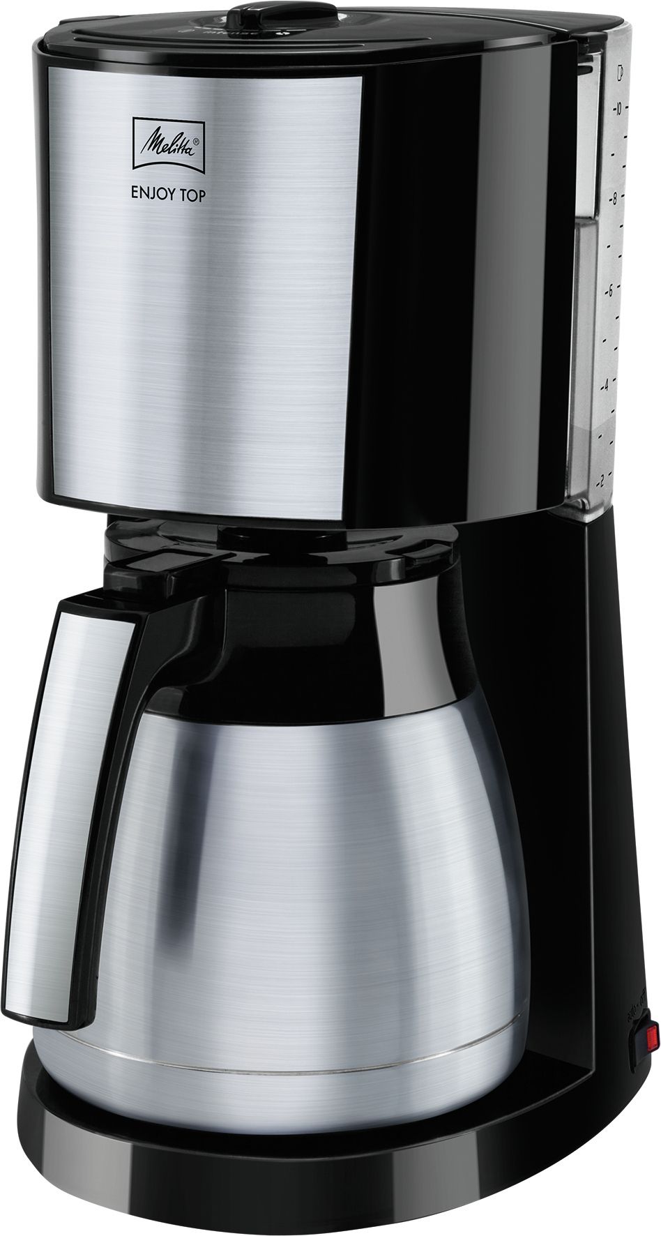 Melitta 1017-08 Enjoy Top Therm 10 Tassen Thermo Filterkaffeemaschine 1,2 l (Schwarz) 6756989
